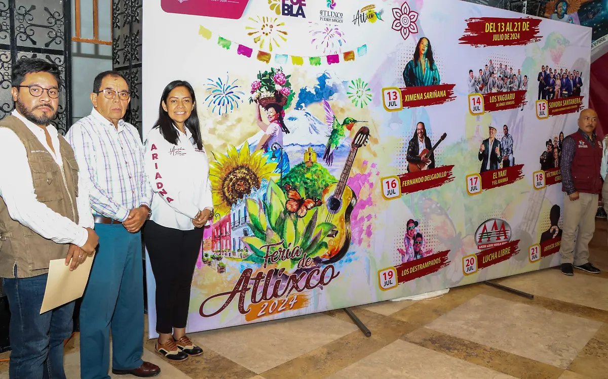 Feria de Atlixco cartelera ariadna ayala